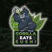 Gorilla Eats Sushi