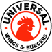 UNIVERSAL WINGS @ BURGERS