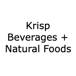 Krisp Beverages + Natural Foods