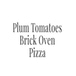 Plum tomatoes brick oven pizza