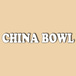 China Bowl Take Out