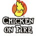 chicken on fire