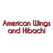 American wings and hibachi