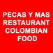 Pecas y más Colombian restaurant