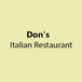 Don's Italian Restaurant