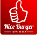 NICE BURGER 100% VEGAN