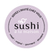 Comptoir sushi à la maison Montréal