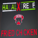 Halal extreme and fried chicken