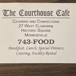 The courthouse cafe’