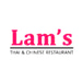 Lams Thai and Chinese