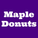 Maple Donut