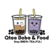 Qtea boba and food