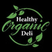 Healthy organic food and deli