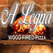 A legna wood fired pizza