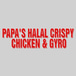 Papa’s Halal Crispy Chicken and Gyro