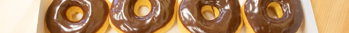 Choco-Glazed Donuts (Dozen)