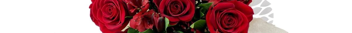 Debi Lilly Rose Alstroemeria Duet Bouquet