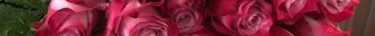 Deep Purple Rose Dozen Bouquet