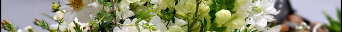 White Mix Flower Arrangements