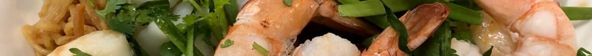 87. Bún Tôm Nướng / 燒蝦檬 / Marinated Shrimp with Vermicelli