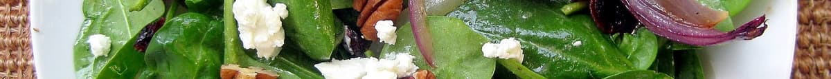 Spinach and Goats Cheese Salad