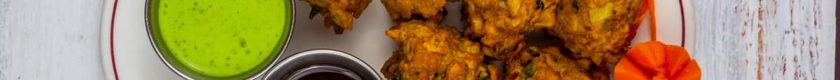 Pakoras (spinach and Onion Fritters)