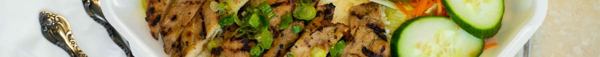 C3. Grilled Chicken on Rice - Com Ga Nuong