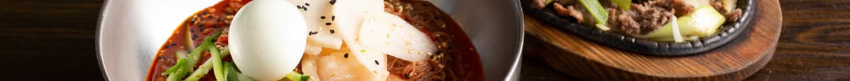 Buckwheat Noodle + Bulgogi Combo 냉면 + 불고기