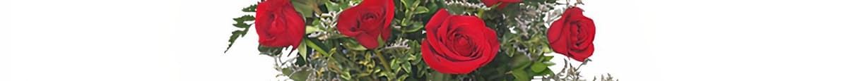 Classic Dozen Roses - Red Rose Arrangement