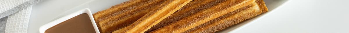 Churros (Baked Not Fried and Served with Your Choice of Choc Shot. Small (4))