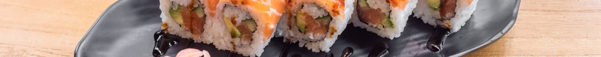25. Salmon Avocado Roll / サーモンアボカドロール (8 pcs)
