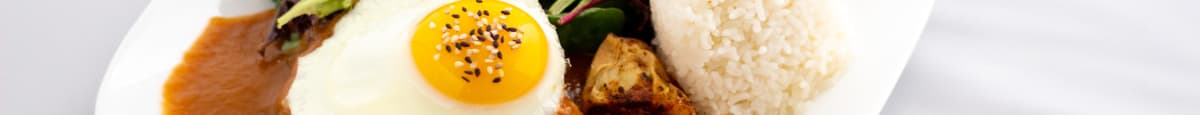 Roast Hamburger Steak & Salad