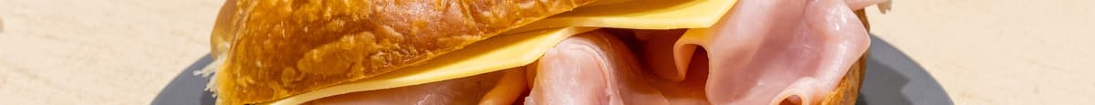 Ham, cheese croissant