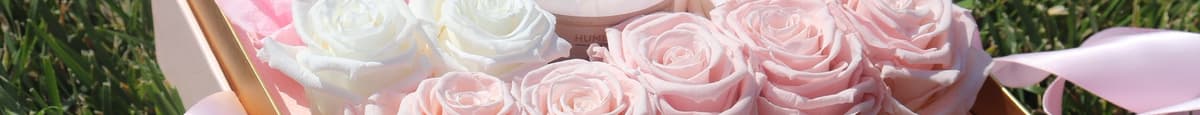 Luxe Rose Box | Large | Shades Of Pink | Candle