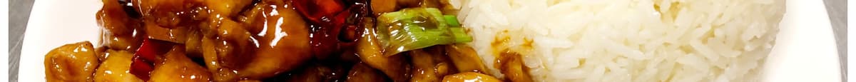 Kung Pao Chicken Bowl/宫保鸡丁盖饭