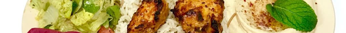 Chicken Shish Kabob Plate