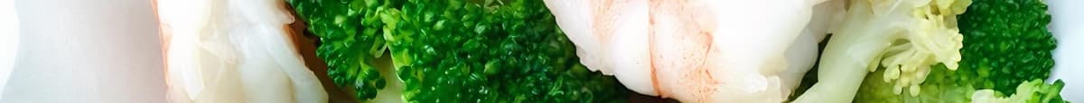 Steamed Shrimp with Broccoli