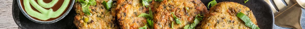 Green Veggie Kebab (4 Pieces)