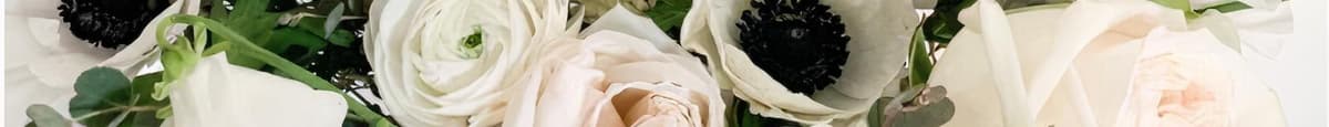 White Roses & Anemones
