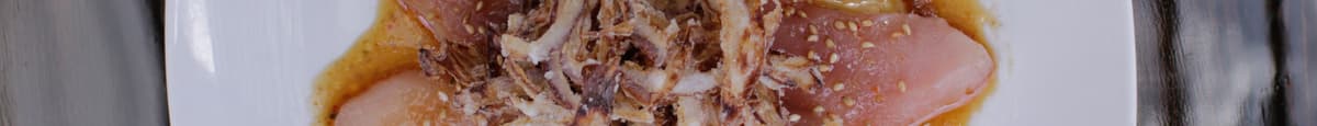 Albacore Sashimi w/ Crispy Onion