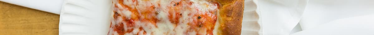 Cheese Sicilian Pizza Slice