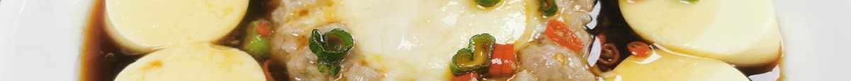 212 当家肉末蒸玉子豆腐 Steamed Egg Tofu with Minced Pork