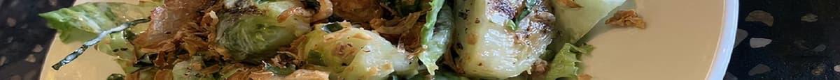 Brussels Black Kale Miso Caesar Salad