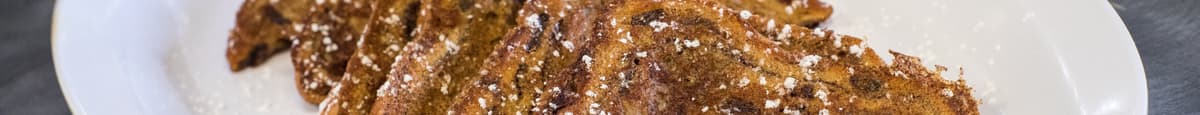 Raisin French Toast with Butter & Syrup