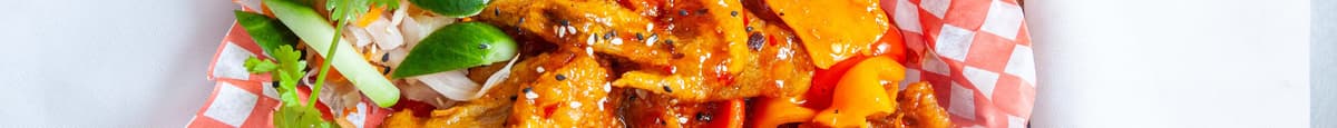 A5. Viet's Style Sweet & Spicy Chicken Wings / Cánh Gà Chiên Nước Mắm