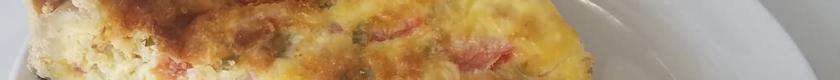 Bacon Tomato Cheddar Quiche