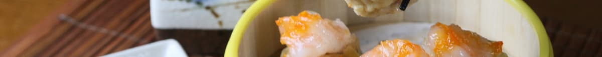 Steamed Whole Shrimp  Shumai (4)