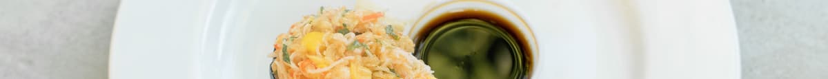 Salade tempura goberge / Tempura Pollock Salad