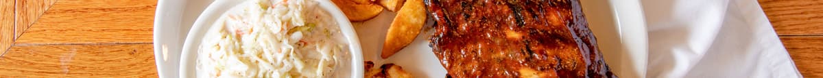 Half Rack BBQ Ribs & Southern Fried Chicken Combo
