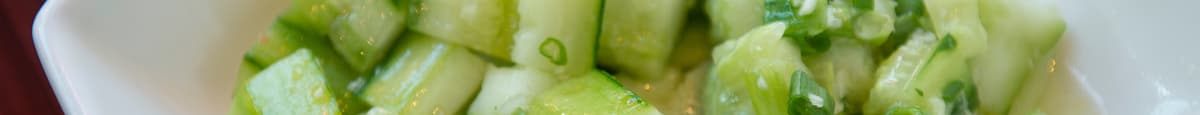 Tossed Cucumbers in Garlic Sauce